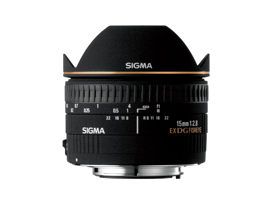 SIGMA 15mm F/2.8 EX DG Fisheye Diagonal F/Nikon
