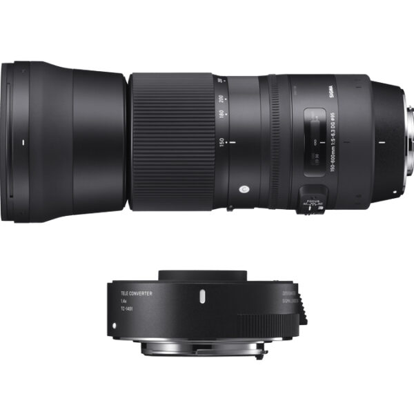 SIGMA 150-600mm F/5-6.3 DG OS HSM Contemporary F/Nikon + Tele Converter TC-1401 (879) F/Nikon