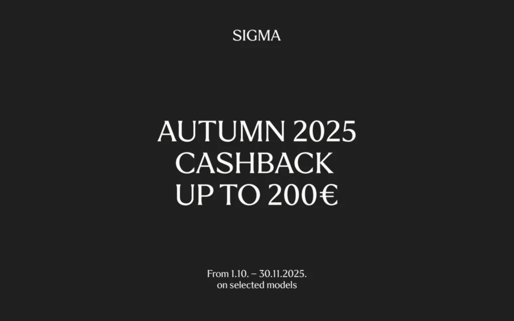 sigma autumn 2025 cashback